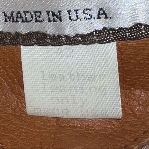 Vintage Continental Leather Fashions Mens Western Hippie Style Two Pocket Vest - Picture 14 of 15